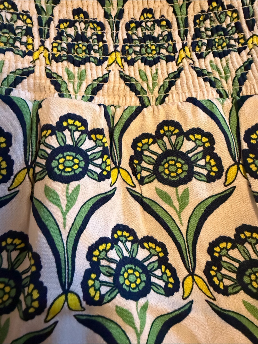 Women’s Maeve by Anthropologie Saria Smocked wide leg pants- size XL - Picture 4 of 5